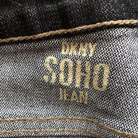 NWOT DKNY Size 2 Awesome Long Soho Black Jeans!! - Picture 4 of 12